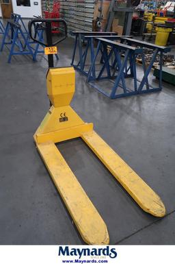 Wesco 5,000 Lb. Capacity Pallet Jack with Digital Weigh Scale