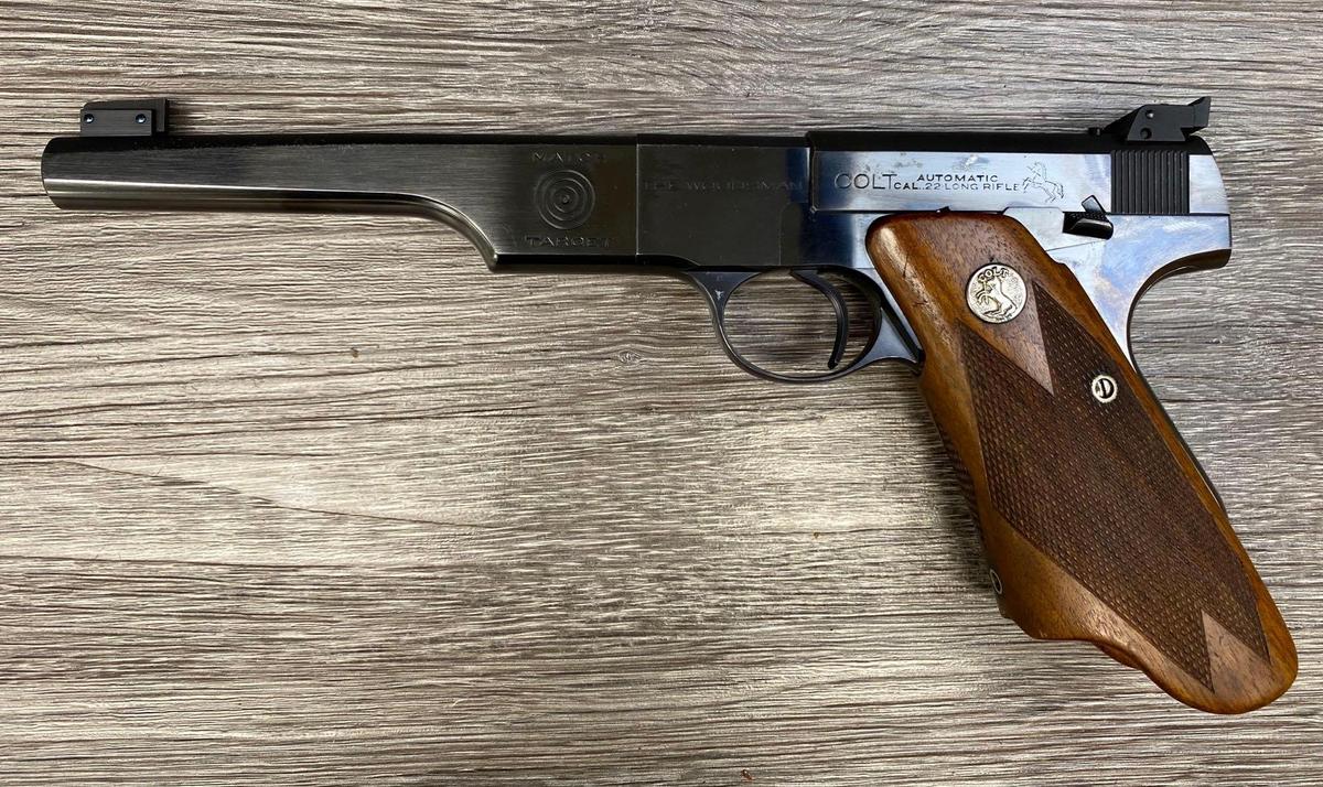 COLT WOODSMAN MATCH TARGET MODEL .22 LR CALIBER SEMI-AUTO PISTOL