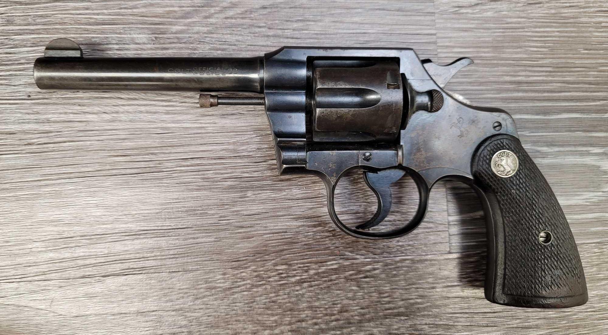 COLT OFFICIAL POLICE .38 SP REVOLVER