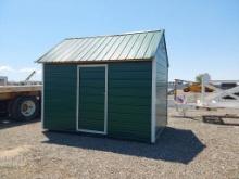 8ft x 12ft x 12ft  Metal Shed
