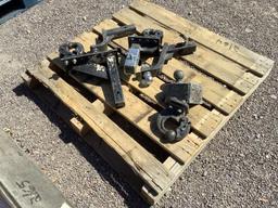 PALLET OF TRUCK HITCHES