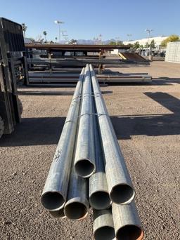 (1) BUNDLE OF 4IN GALVANIZED PIPE