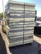 STACK OF FOAM INSULATING PANELS