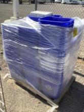 PALLET OF ASST WASTE BINS