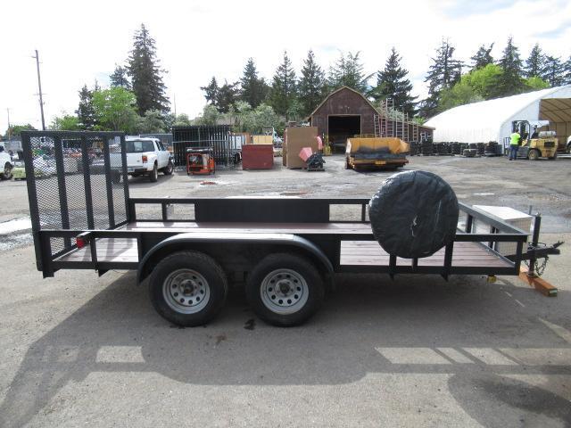 2003 CARSON 15' TANDEM AXLE FLATBED UTILITY TRAILER