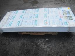 (30) 95'' X 36'' POLYCARBONATE CLEAR PANELS (UNUSED)