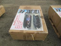 55.11'' X 35.03'' X 15.74'' BLACK ABS ROOF CARGO BOX (UNUSED)