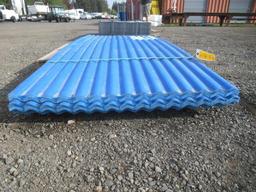 (30) 2024 SIMPLE SPACE 95'' X 36'' PVC SYNTHETIC RESIN POLYESTER CORRUGATED ROOF PANELS/SHEETS