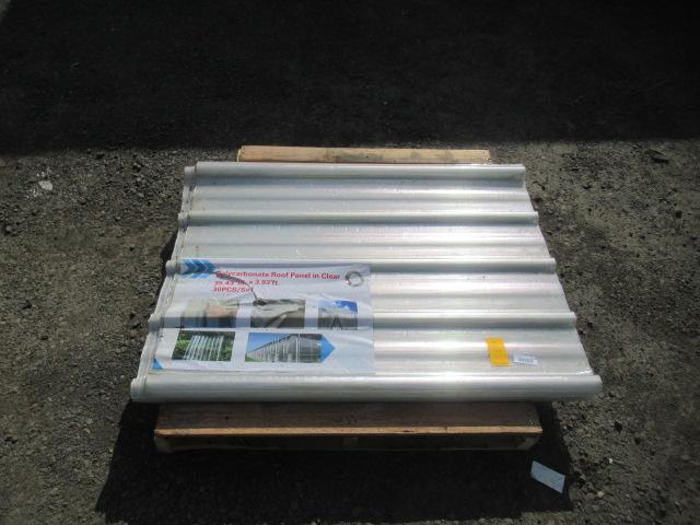 (30) 2024 SIMPLE SPACE 47.5'' X 36'' POLYCARBONATE CLEAR ROOF PANELS (UNUSED)