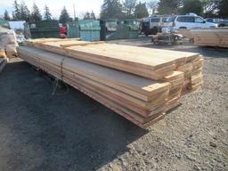 APPROX (40) PIECES OF 2'' X 12'' X 16' LUMBER