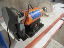 CENTRAL MACHINERY 8'' BENCH GRINDER/BUFFER