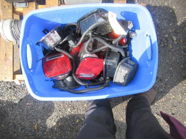 ASSORTED TRUCK/TRAILER TAILLIGHTS & ELECTRIC MOTORS