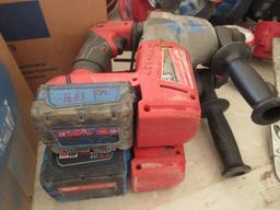 (2) MILWAUKEE M18 FUEL 1'' SDS PLUS ROTARY HAMMERS W/ (2) MILWAUKEE M18 3.0AH BATTERIES, *NO CHARGER