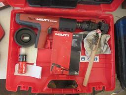 HILTI DX351 POWDER-ACTUATED TOOL W/ HARD CASE & ACCESSORIES