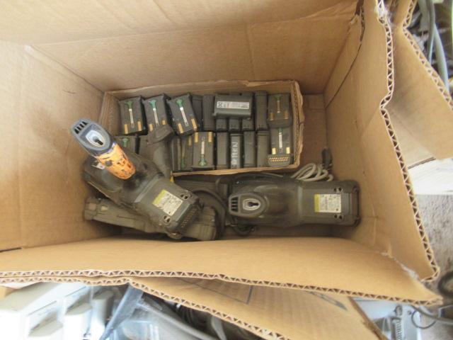 ASSORTED BARCODE SCANNERS, BATTERIES & CHARGERS