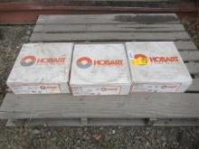 (3) BOXES OF HOBART FABCOR 86R METAL CORE WELDING WIRE (UNUSED)