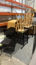 ASSORTED TABLES & CHAIRS
