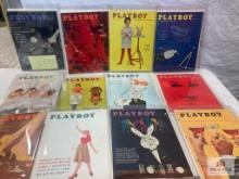 1959 Playboy Magazines complete set of 12