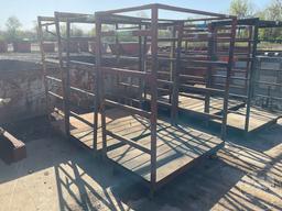 FLATBED CARTS WITH ENDS, QTY OF 3