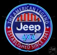 24 INCH JEEP NEON SIGN