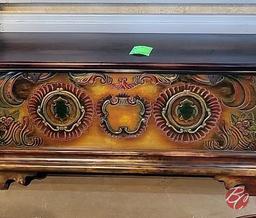 NEW Indonesia Hand Carved Storage Trunk 63"