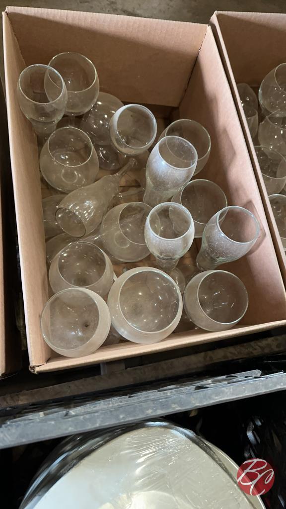 Assorted Lot Of Glassware (Selling Per Box)