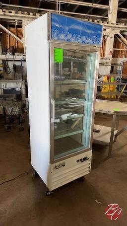 Avantco Single Glass Door Merchandiser Freezer