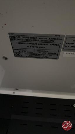 Federal RSSM478SC-3 Vertical Merchandiser Cooler