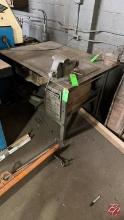 Steel Worktop Table W/ Drawer Approx: 48"