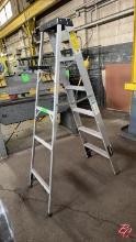 Husky ASL1-6 Aluminum Ladder Approx:  6ft