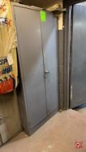 Metal 2-Door Storage Cabinet Approx: 36"x24"x78"