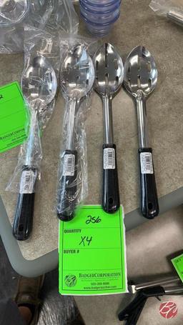 NEW Stainless Steel Slotted Serving Spoons
