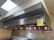 DuoAire Stainless Hood w/Fire Suppression & T