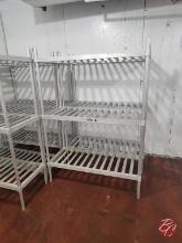 NEW AGE Aluminum Inventory Racks Approx: 48"x20"