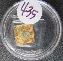 1 gram- Gold .999 Geiger