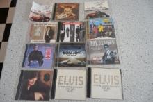 Music CDs and 2 pictures