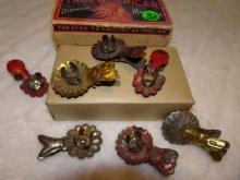 Vintage Christmas Tree Clip-on Candle Holders