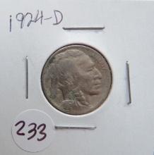 1924-D Buffalo Nickel