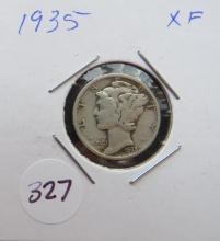 1935- Mercury Dime