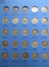 Mercury Head Dime Collection 1916-1945