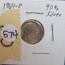 1964-P Roosevelt Dime