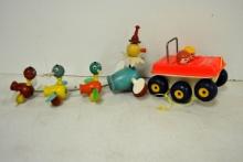 FP pull toys (Buggy, ducks)