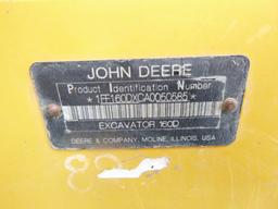 11 John Deere 160D Excavator (QEA 4247)