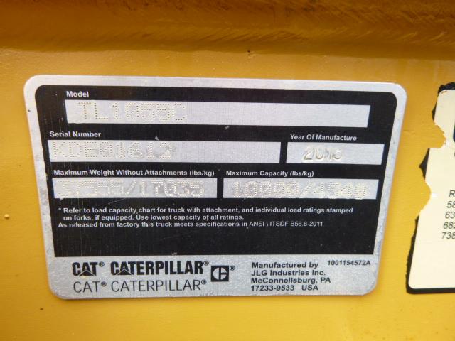 15 Cat TL1055C Telehandler (QEA 5820)