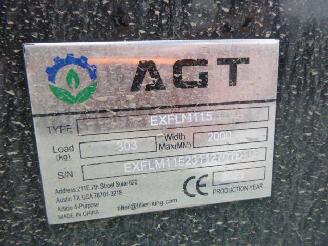 23 AGT EXFLM115 Excavator Flail Mower (QEA 3651)