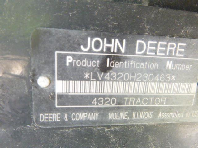 05 John Deere 4320 Tractor (QEA 5674)
