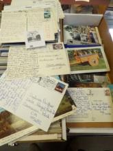 (800) Old Post Cards from a collection. Several are stamped, many different scenes.