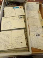 (1,000) Old Post Cards from a collection. Several are stamped, many different scenes.