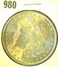 1900 P Morgan Silver Dollar, Brilliant Uncirculated.