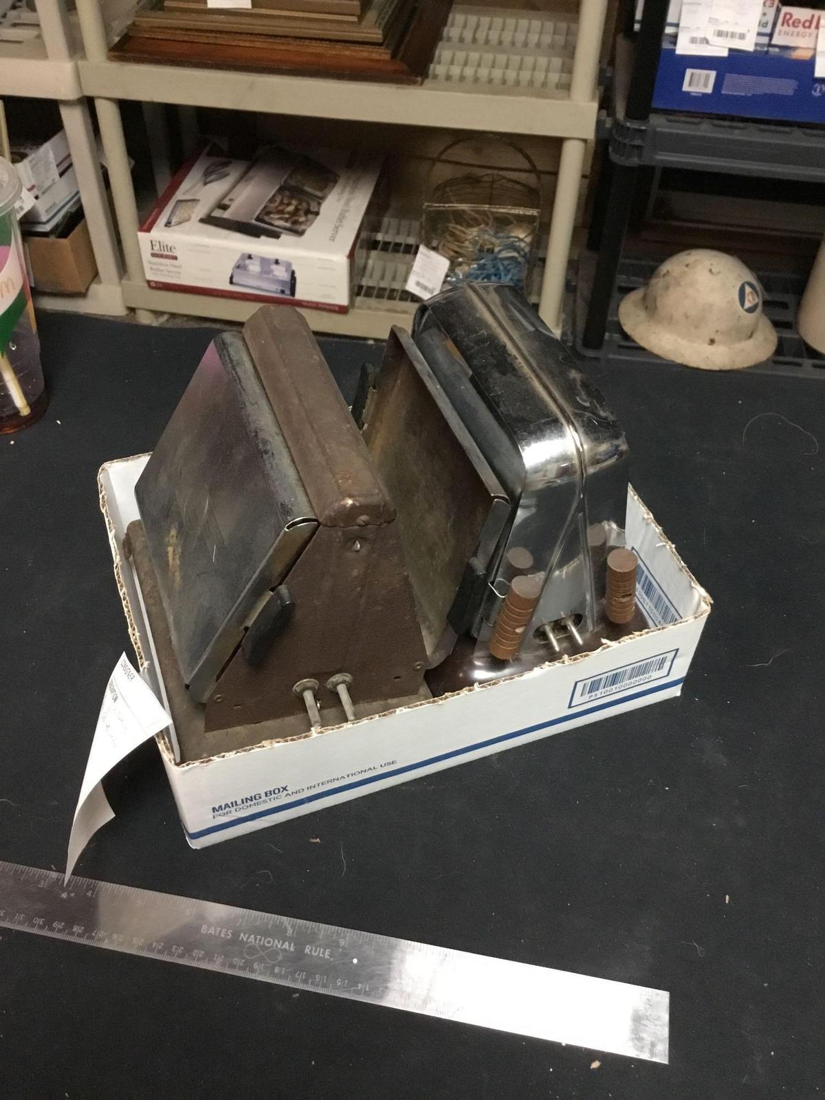 vintage, two piece old toasters